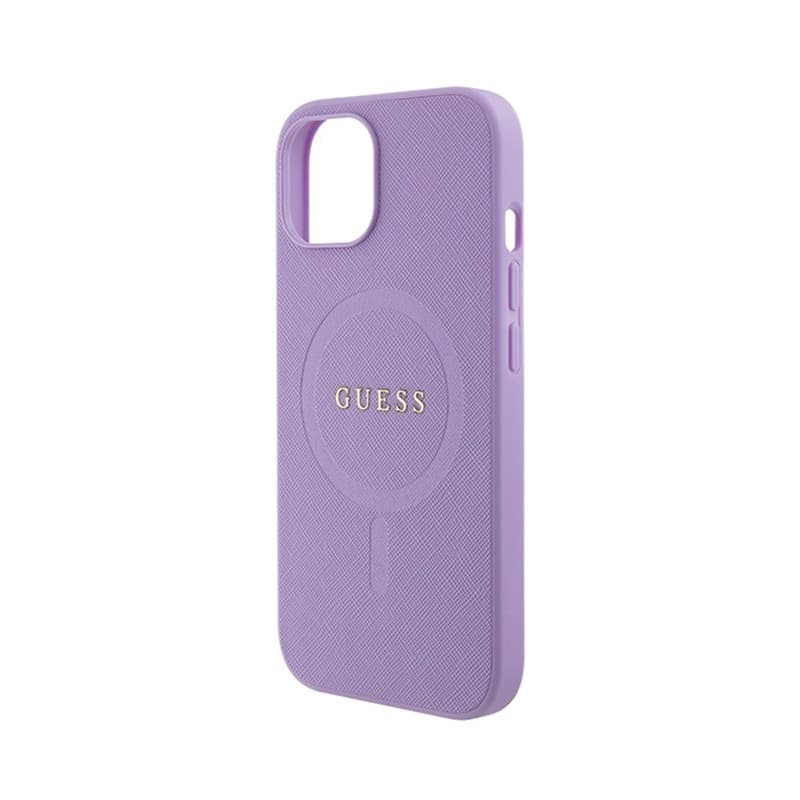 Guess Saffiano MagSafe - iPhone 15 Case (purple) - 6