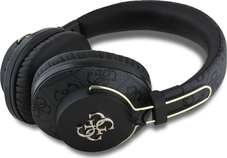 Guess Metal 4G Logo - Wireless Over-Ear Bluetooth Headphones ENC (black) - 2