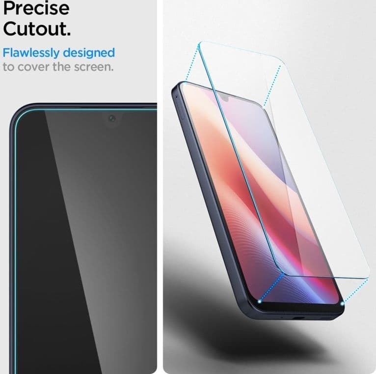 Spigen Glas.TR Slim 2-Pack - Tempered Glass for Samsung Galaxy A16 4G/5G / A26 5G / A17 4G/5G (2 pcs) - 7