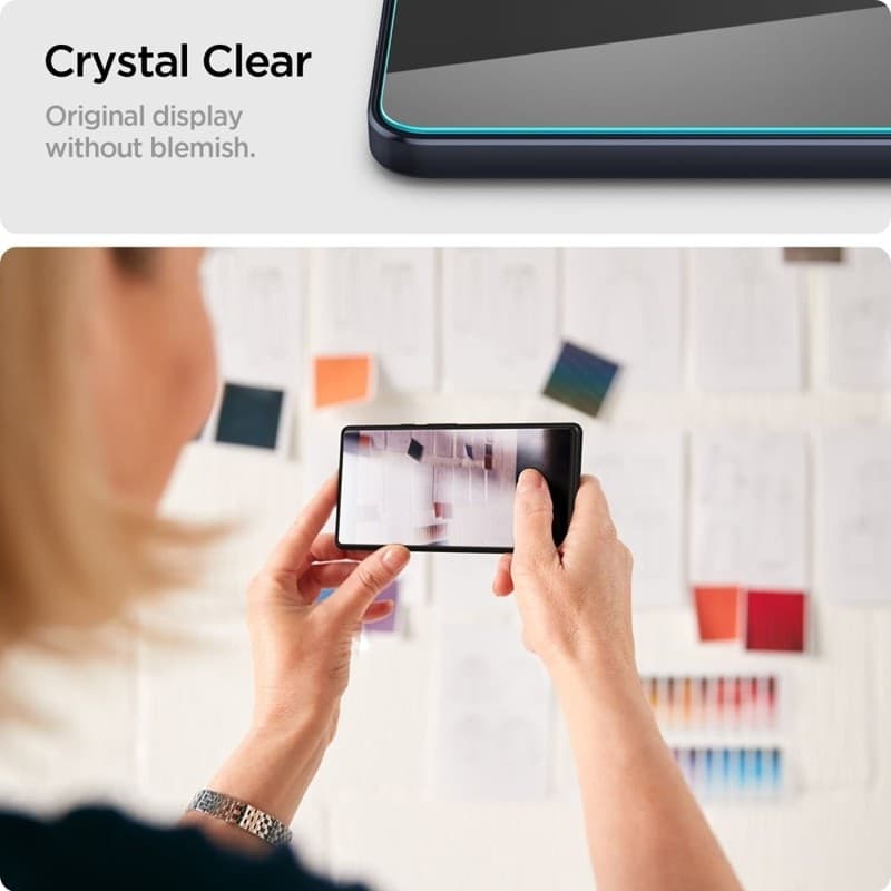 Spigen Glas.TR Slim 2-Pack - Tempered Glass for Samsung Galaxy A16 4G/5G / A26 5G / A17 4G/5G (2 pcs) - 9