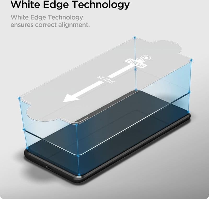 Spigen Glas.TR Slim 2-Pack - Tempered Glass for Samsung Galaxy A16 4G/5G / A26 5G / A17 4G/5G (2 pcs) - 10