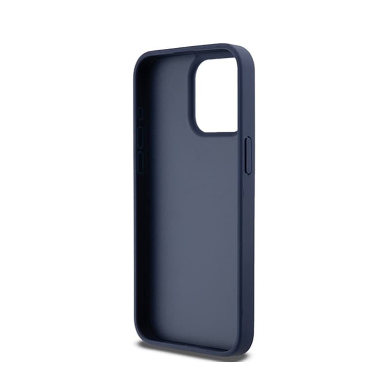 DKNY Leather Mono Stripe & Metal Logo - Case for iPhone 15 Pro Max (blue) - 7