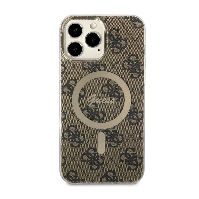 Guess 4G MagSafe - Case for iPhone 13 Pro Max (Brown) - 3
