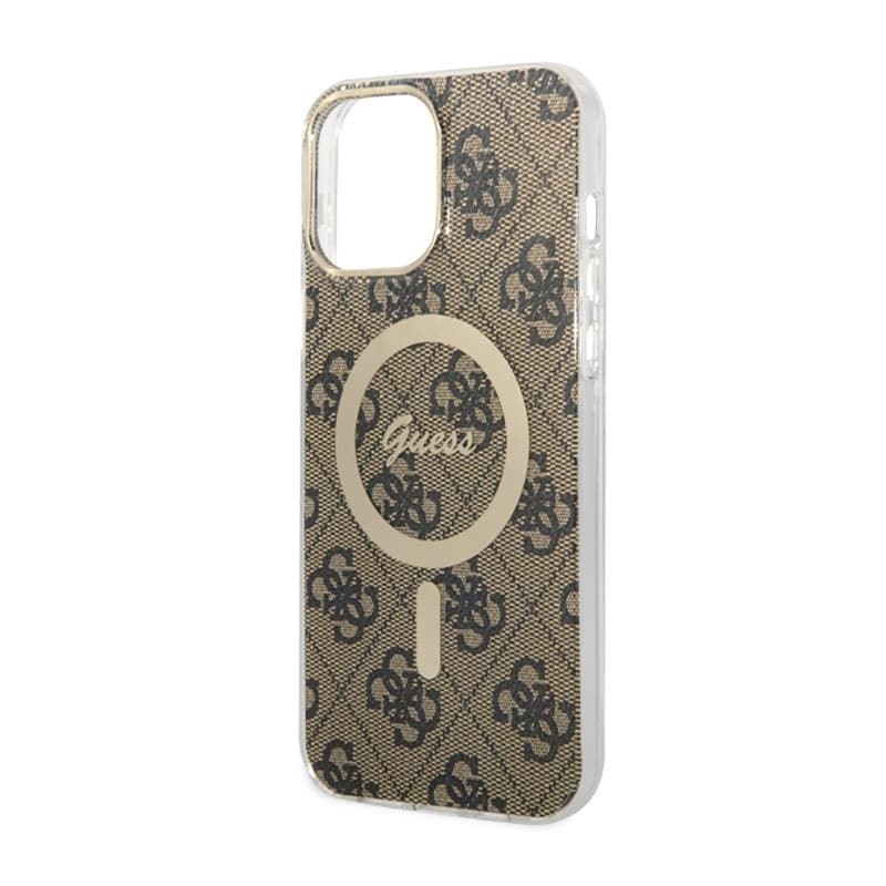 Guess 4G MagSafe - Case for iPhone 13 Pro Max (Brown) - 6