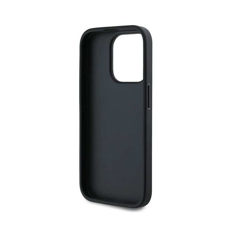 Karl Lagerfeld Diagonal Quilted Script - Case for iPhone 15 Pro (Black) - 7