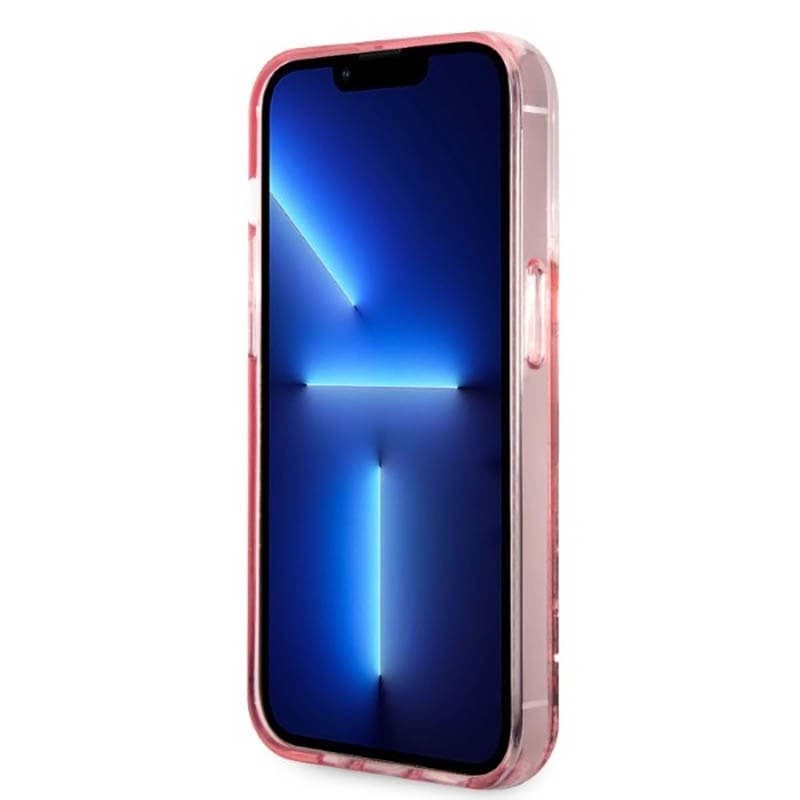 Karl Lagerfeld Liquid Glitter NFT Karl's Head - Case for iPhone 14 Pro Max (Pink) - 5