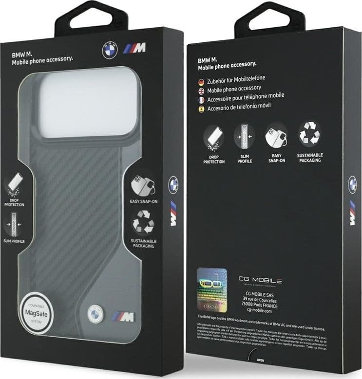 BMW M Carbon Logo MagSafe - Case iPhone 17 Pro Max (anthracite) - 8