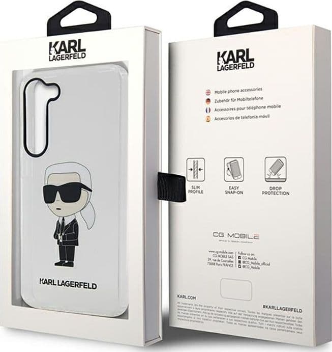 Karl Lagerfeld IML NFT Ikonik - Case for Samsung Galaxy S23+ (Clear) - 8
