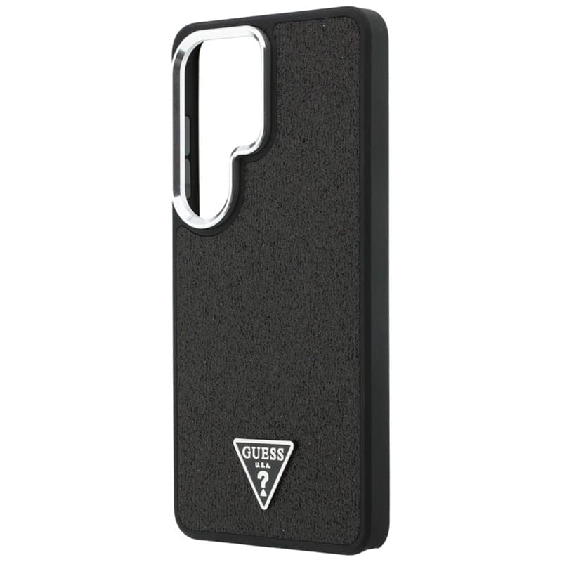 Custodia Guess Fixed Glitter Triangle MagSafe per Samsung Galaxy S26 Ultra (Nero) - 6