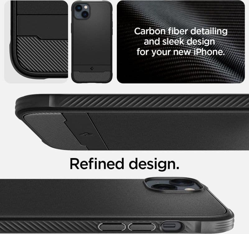 Spigen Rugged Armor Mag MagSafe - Case for iPhone 14 (Black) - 10