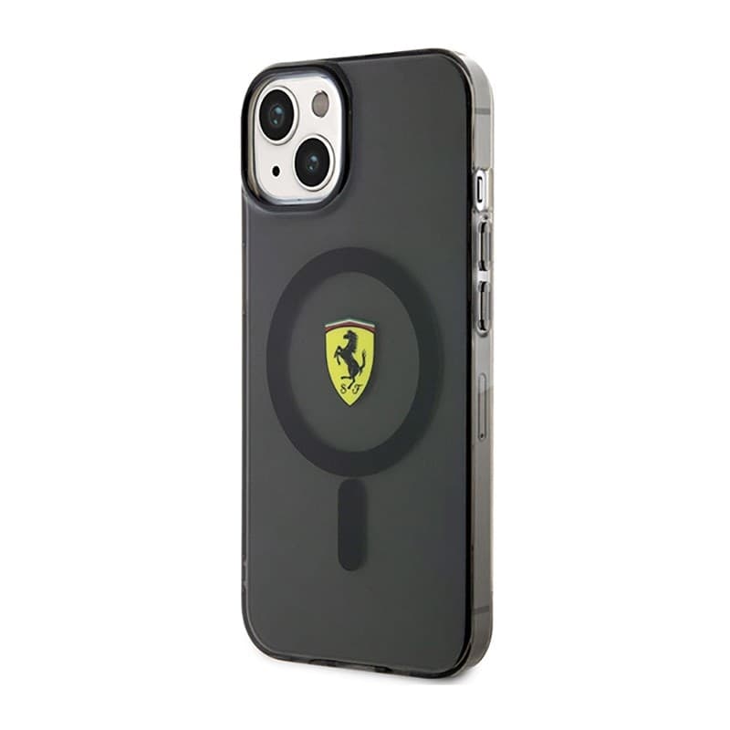 Ferrari Translucent MagSafe - Case for iPhone 14 Plus (Black) - 2