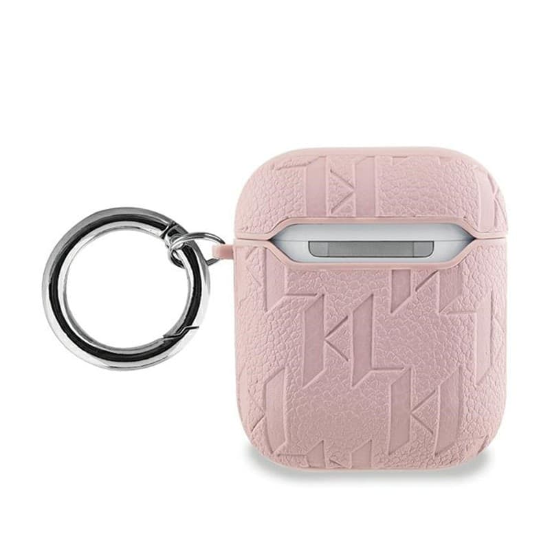 Karl Lagerfeld Monogram Choupette Head - AirPods 1/2 gen Case (pink) - 2