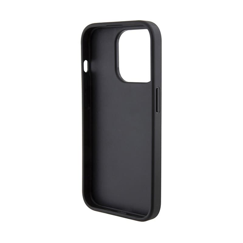 Ferrari Perforated Waves Metal Logo - iPhone 15 Pro Case (black) - 7