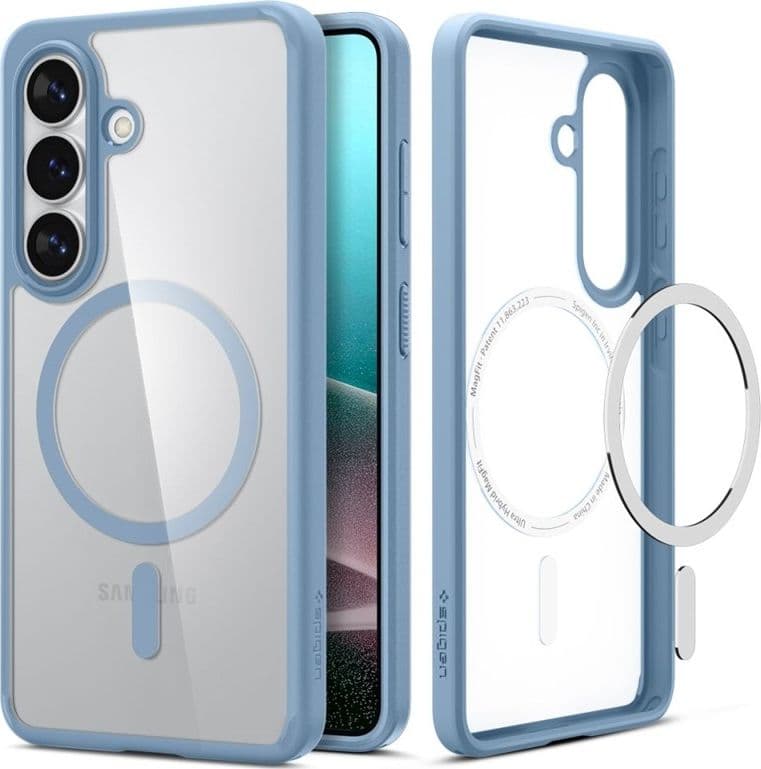 Spigen Ultra Hybrid Mag MagSafe - Custodia per Samsung Galaxy S26+ (blu chiaro) - 2