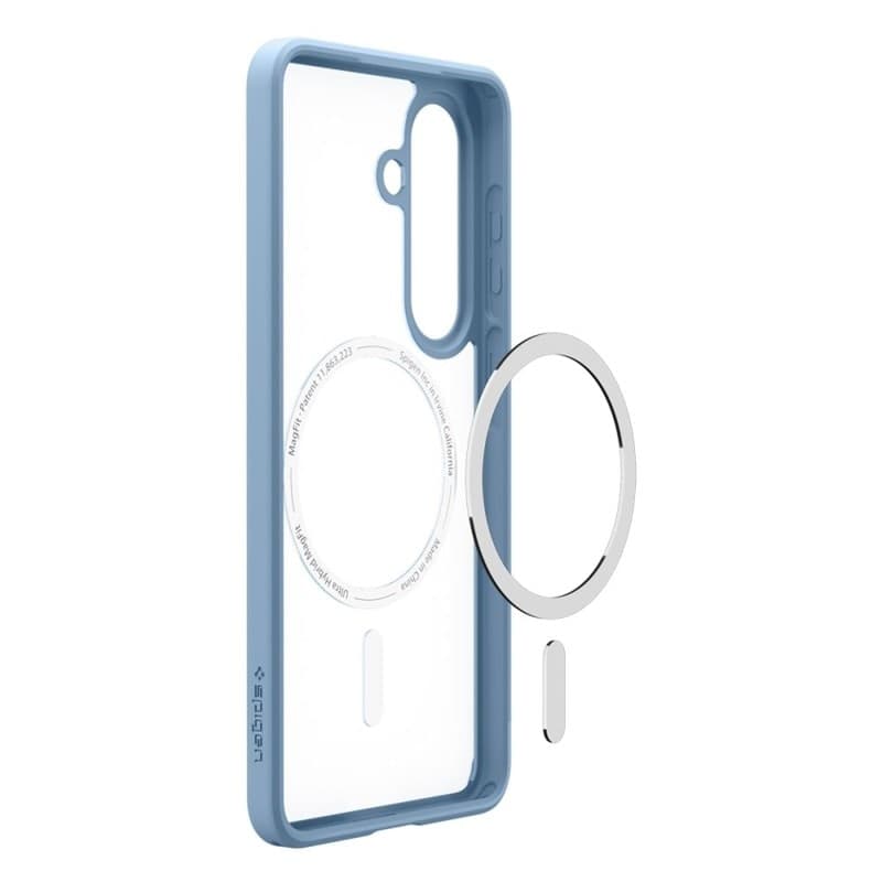 Spigen Ultra Hybrid Mag MagSafe - Custodia per Samsung Galaxy S26+ (blu chiaro) - 5