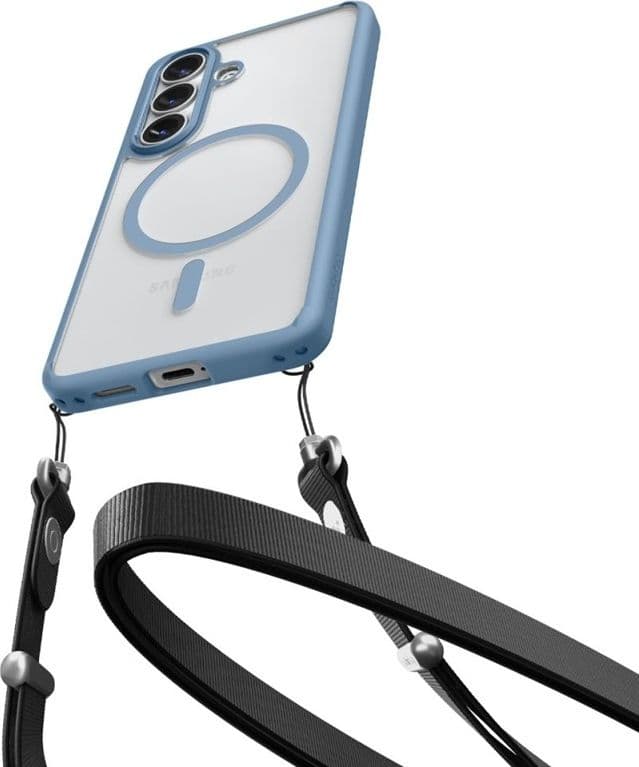 Spigen Ultra Hybrid Mag MagSafe - Custodia per Samsung Galaxy S26+ (blu chiaro) - 6