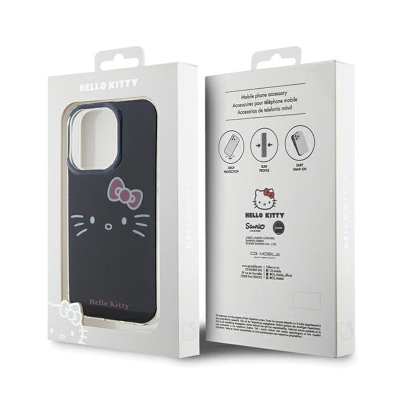 Hello Kitty IML Kitty Face - Case for iPhone 15 Pro Max (black) - 8