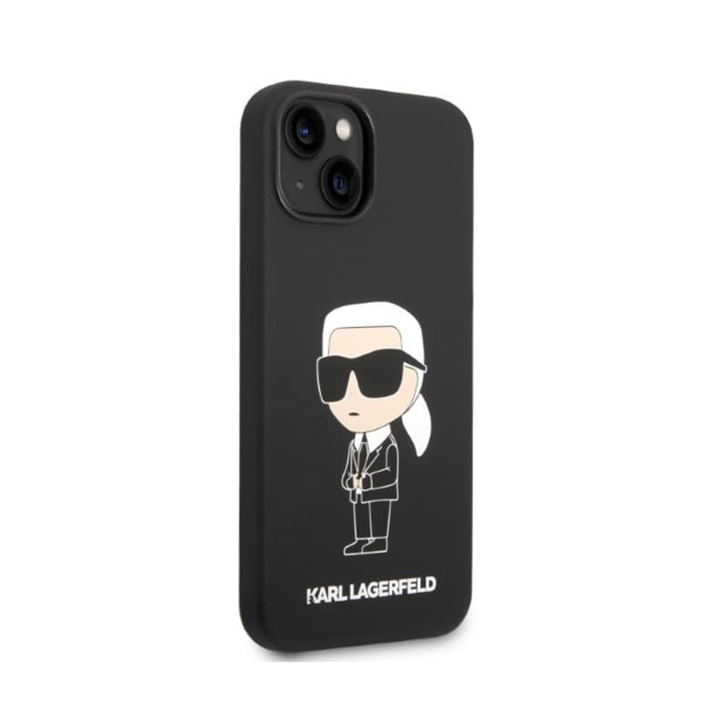 Karl Lagerfeld Silicone Ikonik MagSafe - iPhone 15 Plus / 14 Plus Case (black) - 4