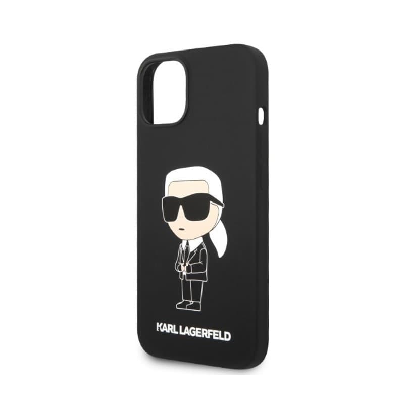 Karl Lagerfeld Silicone Ikonik MagSafe - iPhone 15 Plus / 14 Plus Case (black) - 6