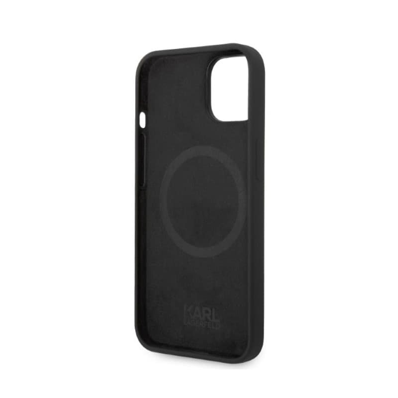 Karl Lagerfeld Silicone Ikonik MagSafe - iPhone 15 Plus / 14 Plus Case (black) - 7