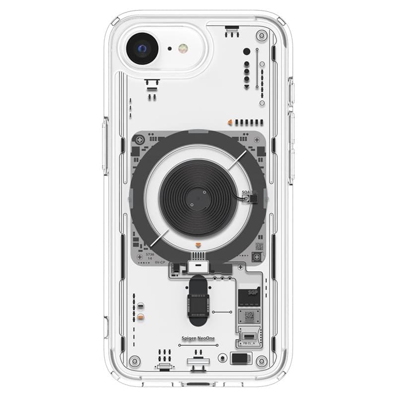 Spigen Ultra Hybrid Mag MagSafe - Custodia per iPhone 17e / 16e (Zero One) - 2