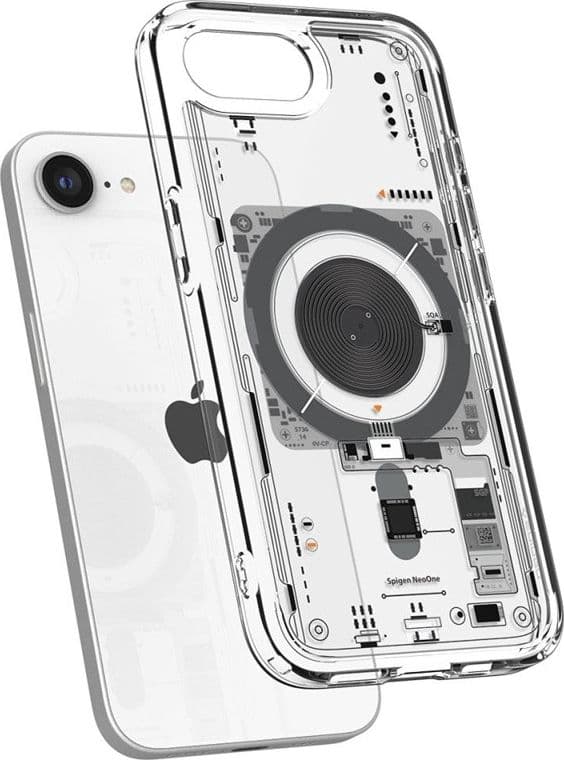 Spigen Ultra Hybrid Mag MagSafe - Custodia per iPhone 17e / 16e (Zero One) - 6