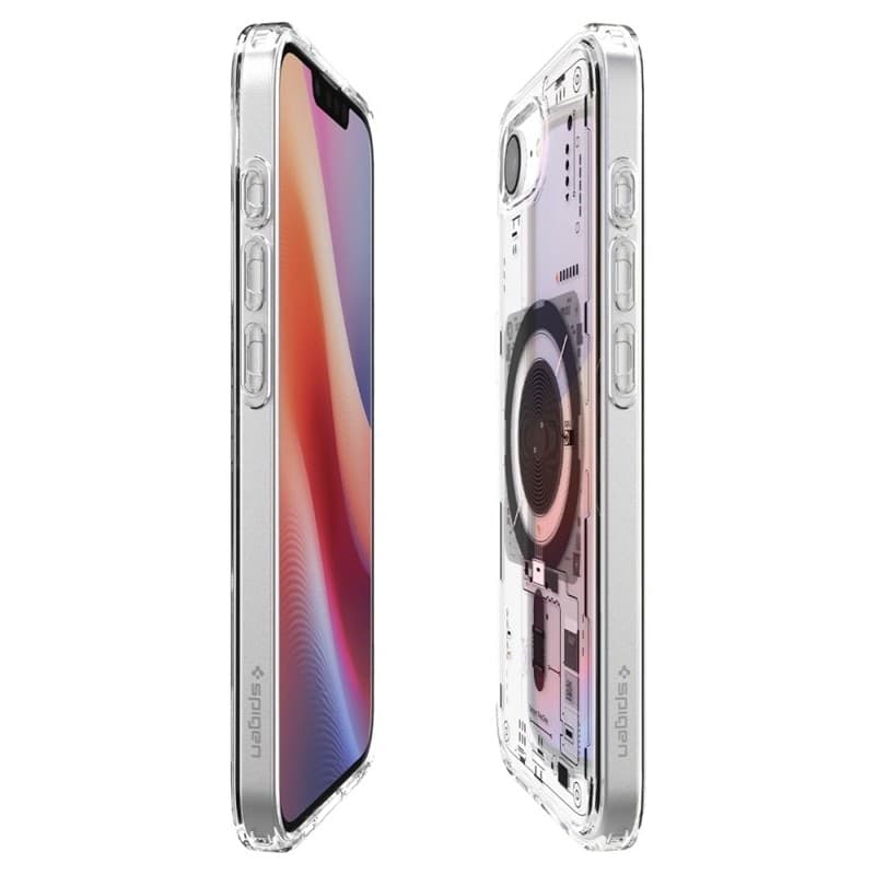 Spigen Ultra Hybrid Mag MagSafe - Custodia per iPhone 17e / 16e (Zero One) - 7