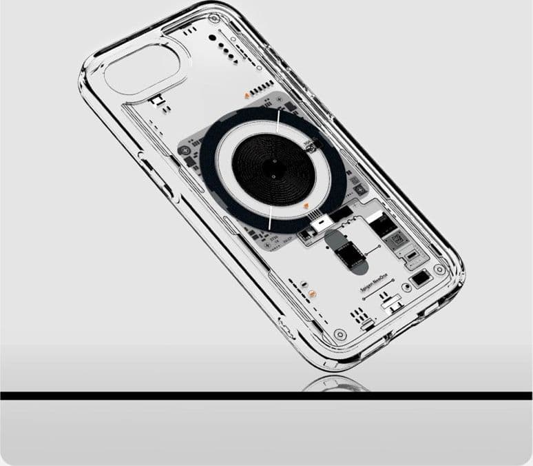 Spigen Ultra Hybrid Mag MagSafe - Custodia per iPhone 17e / 16e (Zero One) - 10