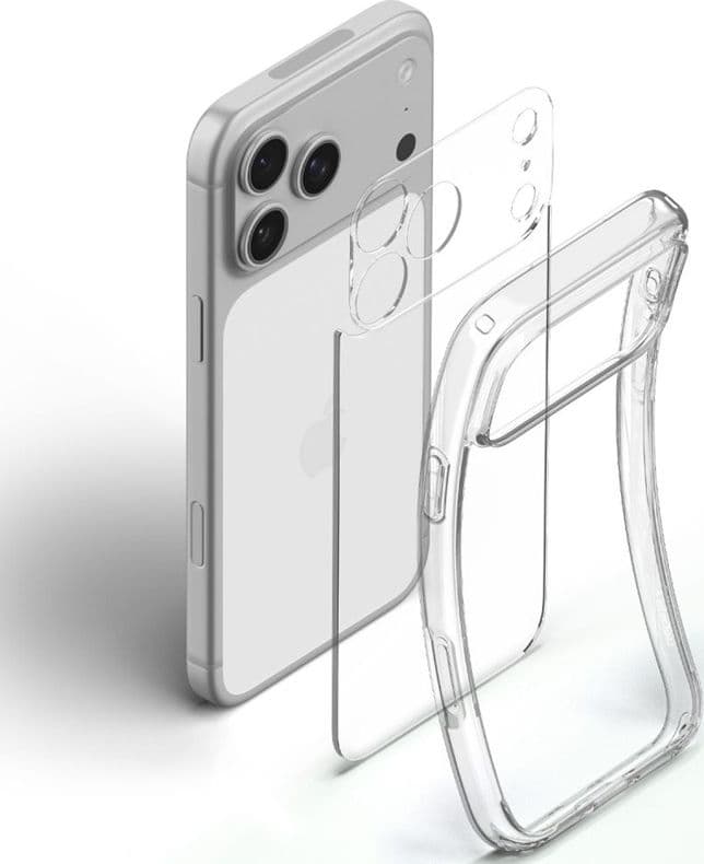 Spigen Ultra Hybrid - Custodia per iPhone 18 Pro / 17 Pro (Trasparente) - 4