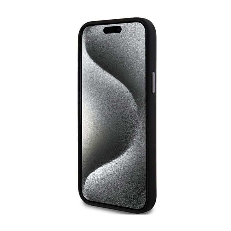 DKNY Liquid Silicone Metal Logo - Case for iPhone 15 / 14 / 13 (black) - 5