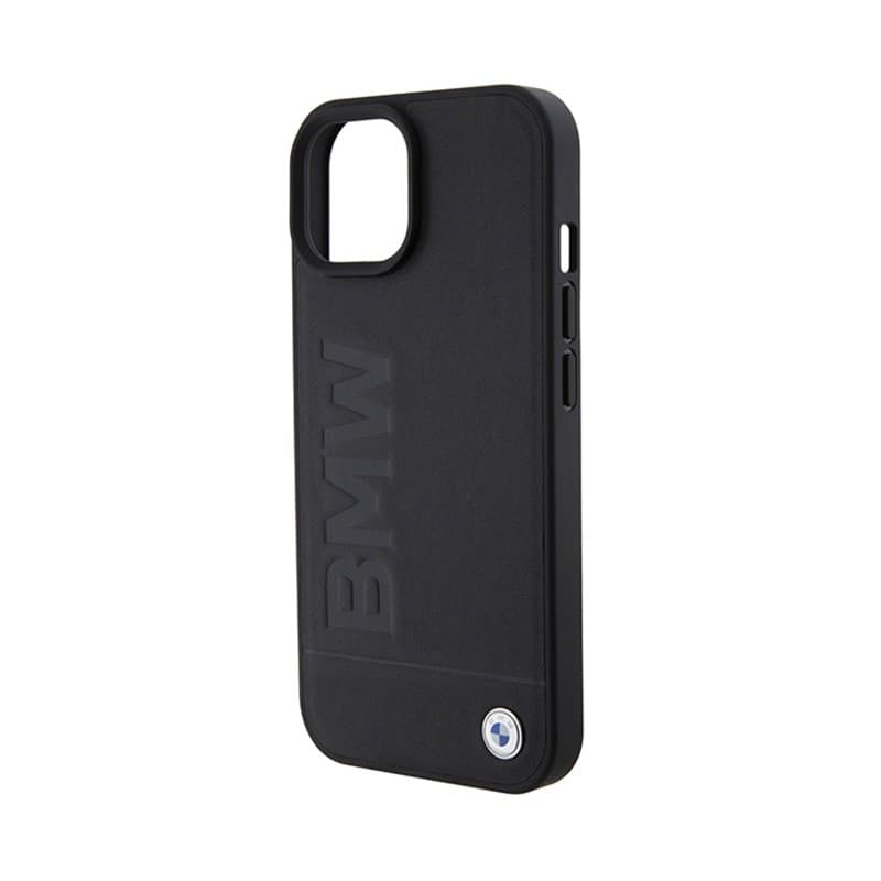 BMW Leather Hot Stamp MagSafe - iPhone 15 Case (Black) - 6