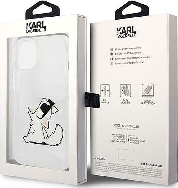 Karl Lagerfeld Leather Perforated Logo Case iPhone 14 Plus - 8