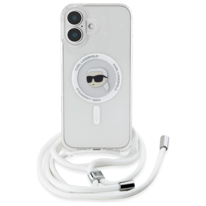 Karl Lagerfeld Crossbody IML Karl Head MagSafe - Case for iPhone 16 (transparent) - 2