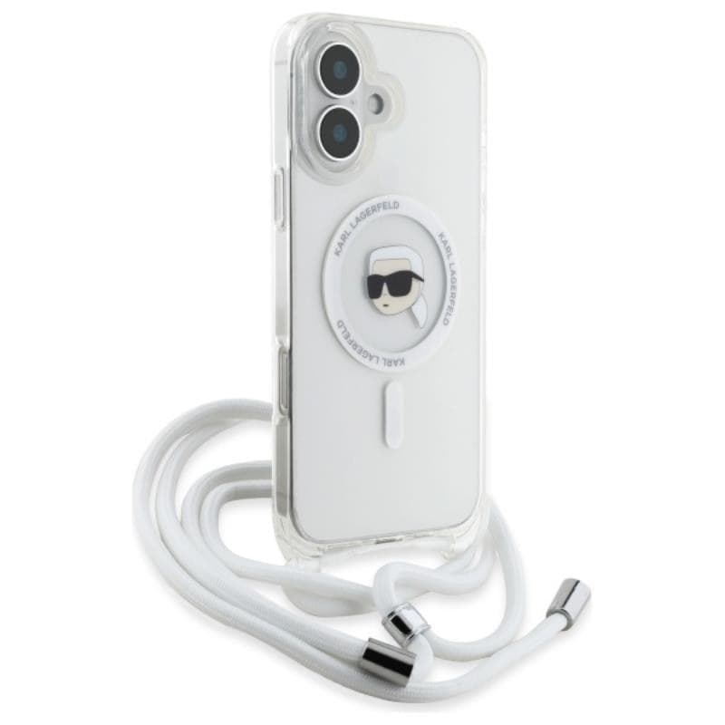 Karl Lagerfeld Crossbody IML Karl Head MagSafe - Case for iPhone 16 (transparent) - 3