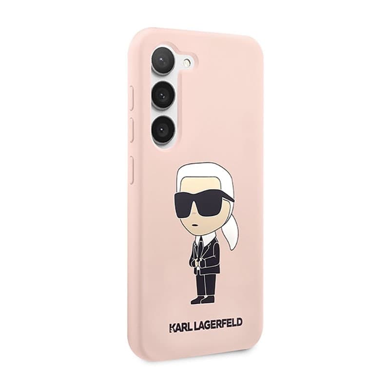 Karl Lagerfeld Silicone NFT Ikonik - Case for Samsung Galaxy S23+ (Pink) - 4
