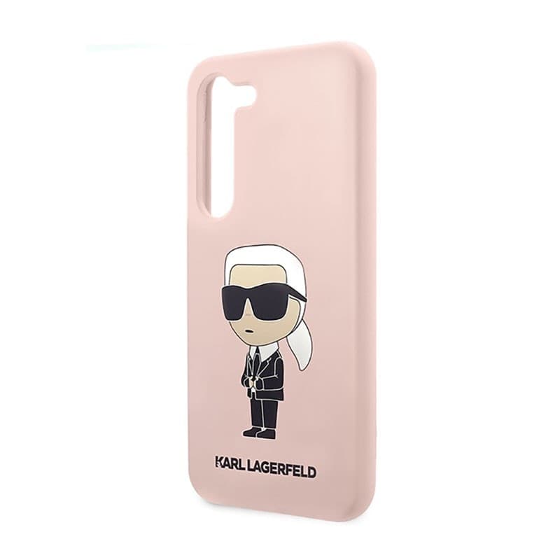 Karl Lagerfeld Silicone NFT Ikonik - Case for Samsung Galaxy S23+ (Pink) - 6
