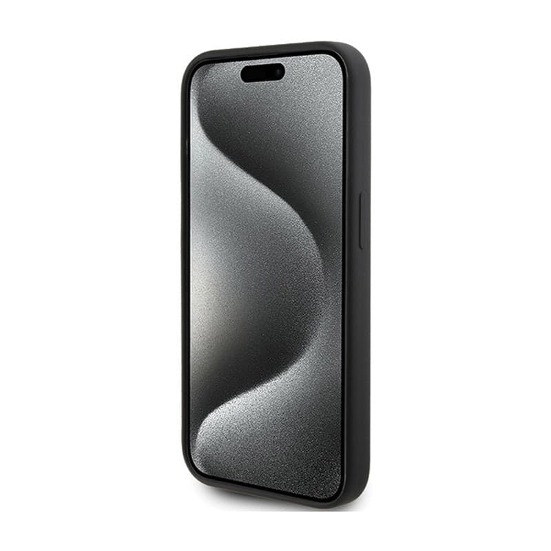 Karl Lagerfeld Silicone Karl Script - iPhone 15 Pro Case (Black) - 5