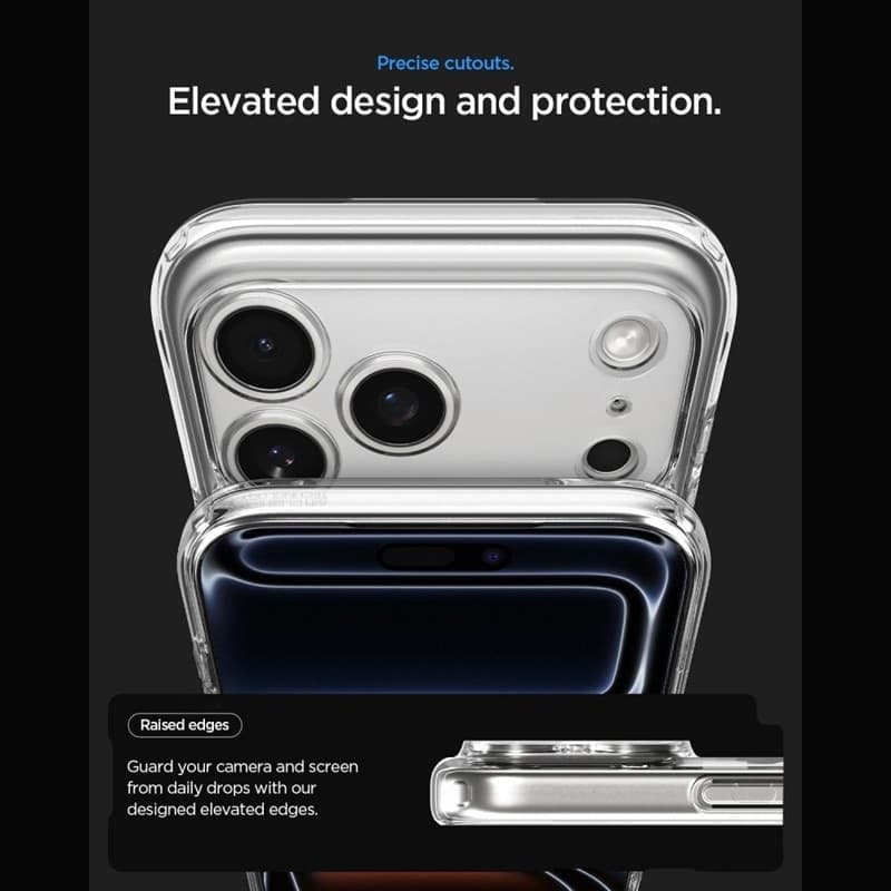 Spigen Ultra Hybrid Mag MagSafe - Custodia per iPhone 18 Pro / 17 Pro (Zero One Natural Titanium) - 10