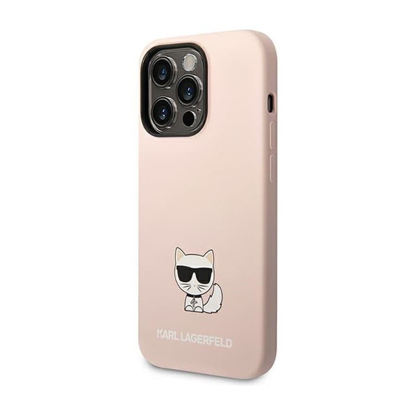 Karl Lagerfeld Choupette Body - Case for iPhone 14 Pro Max (Light Pink) - 2