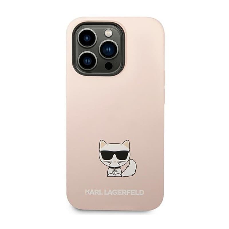 Karl Lagerfeld Choupette Body - Case for iPhone 14 Pro Max (Light Pink) - 3