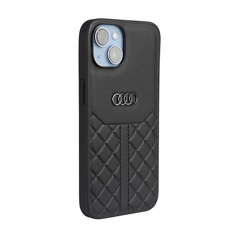 Audi Genuine Leather - Case for iPhone 14 (Black) - 2