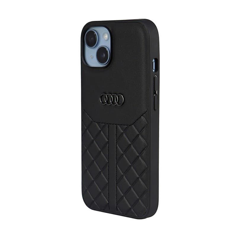 Audi Genuine Leather - Case for iPhone 14 (Black) - 3