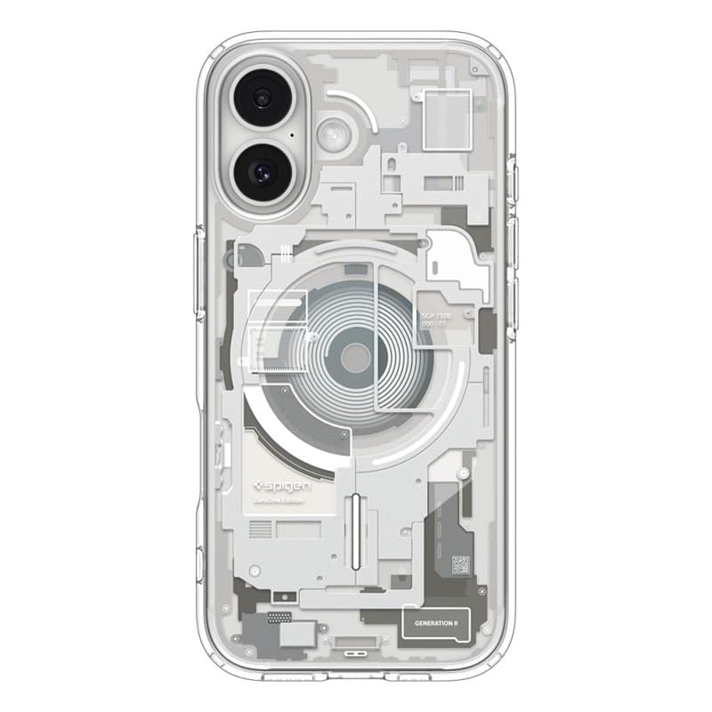 Spigen Ultra Hybrid Mag MagSafe - Case for iPhone 17 (Zero One Natural Titanium) - 2