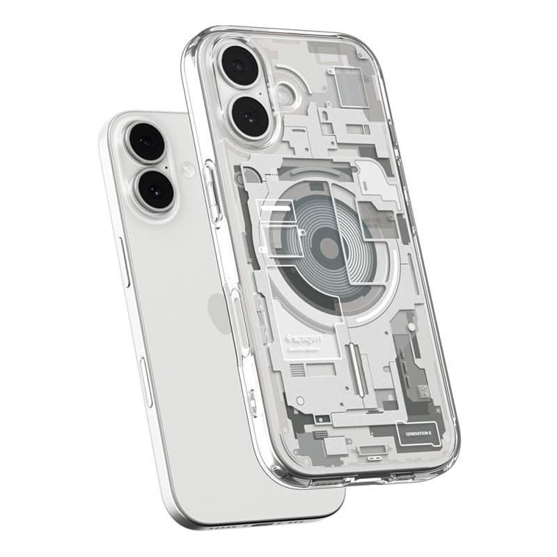 Spigen Ultra Hybrid Mag MagSafe - Case for iPhone 17 (Zero One Natural Titanium) - 5