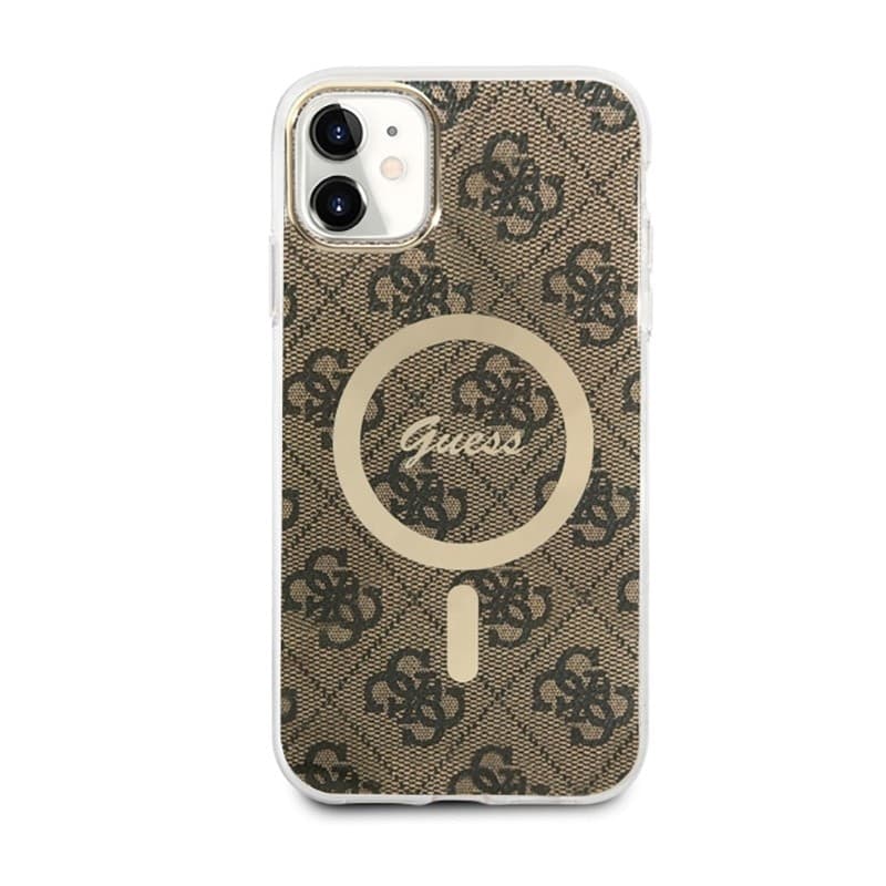 Guess 4G MagSafe - Case for iPhone 11 (Brown) - 2