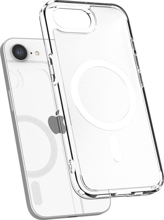 Spigen Ultra Hybrid Mag MagSafe - Custodia per iPhone 17e / 16e (Bianco ghiaccio) - 6