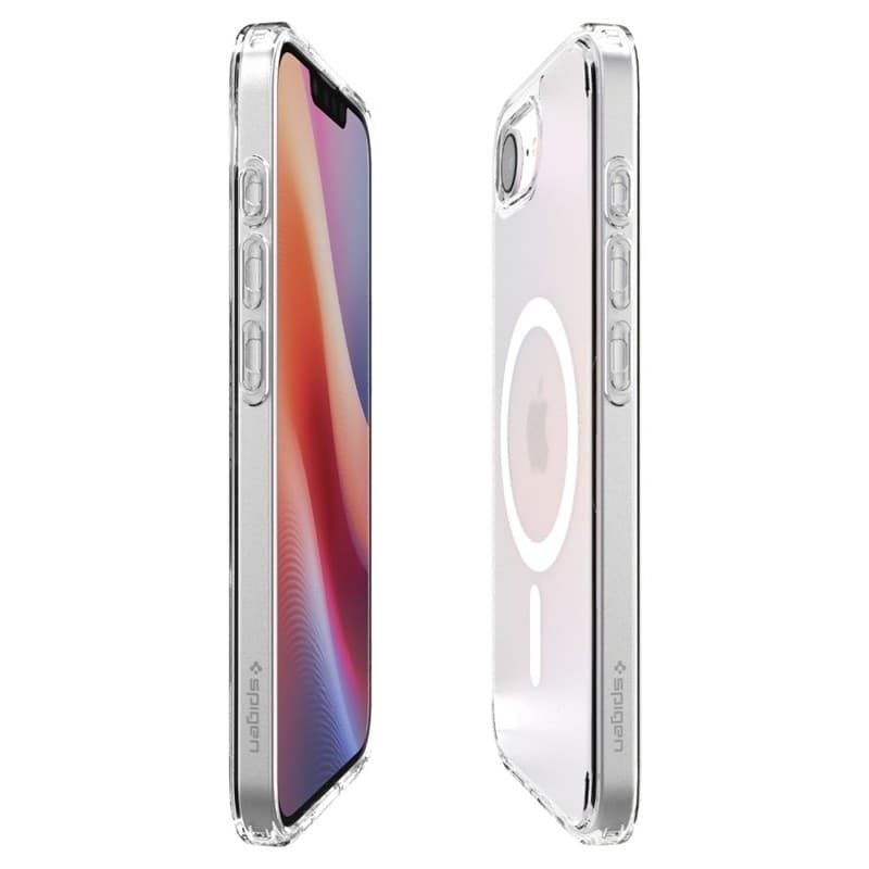 Spigen Ultra Hybrid Mag MagSafe - Custodia per iPhone 17e / 16e (Bianco ghiaccio) - 7