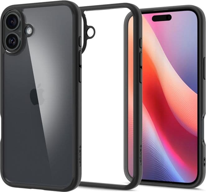 Spigen Ultra Hybrid - Case for iPhone 16 (Matte Black) - 2