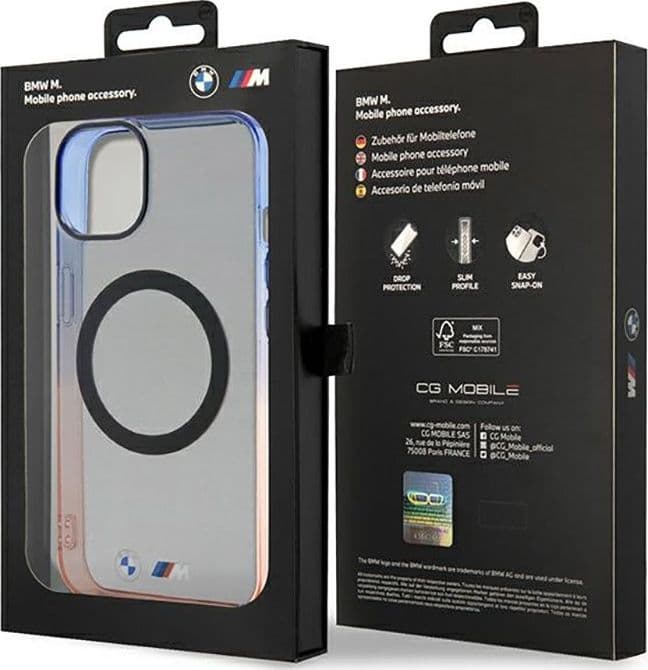 BMW Gradient Bumper MagSafe - Case for iPhone 14 Plus (Grey) - 8
