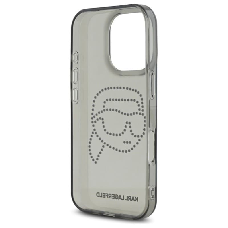 Karl Lagerfeld IML Rhinestones Karl Head - Case for iPhone 16 Pro Max (black) - 7